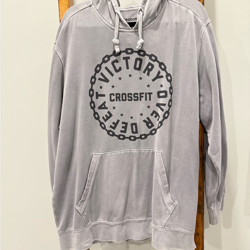 Reebok Gray Victory CrossFit Hoodie